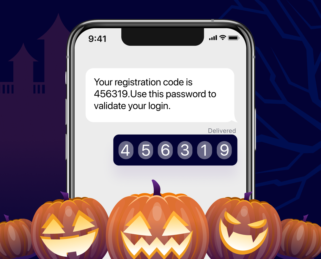 halloween sms service